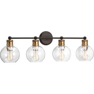 lot 6239 image: Hansford Collection Four-light bath & vanity