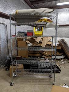 lot 8908 image: Shelving And Contents