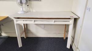 lot 8924 image: White Buffet Table