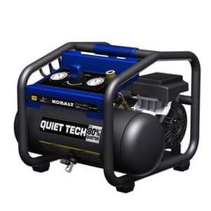 lot 13 image: Kobalt QUIET TECH 2-Gallon Portable Electric Hot Dog Quiet Air Compressor