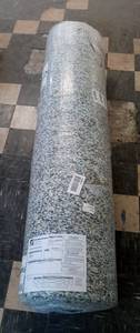 lot 22 image: 6-716in Thick 6ib density carpet foam with moisture barrier covers estimated 200ft