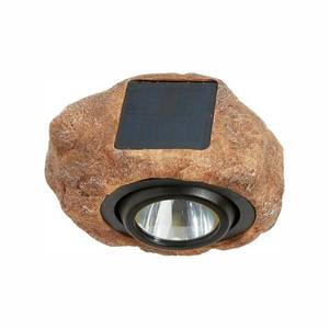 lot 86 image: Hampton Bay 1-Light Solar Outdoor Integrated LED 3000K 30-Lumens Rock Spot Light