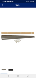 lot 89 image: Easy Flex 24ft.Bronze Aluminum Landscape Edging Section -Qty4