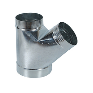 lot 105 image: IMPERIAL 10-in Die Galvanized Cross Tee Fitting