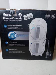 lot 109 image: &nbspReverse Osmosis Water Filtration System-- white, Under sink G2&nbsp