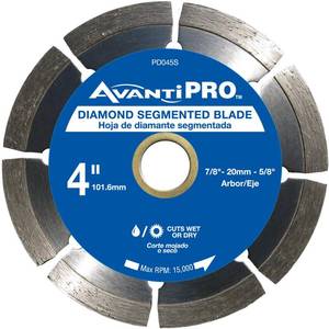 lot 125 image: Avanti Pro 4 in. Segmented Diamond Blade