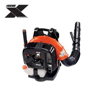 lot 136 image: ECHO 234 MPH 756 CFM 63.3 cc Gas 2-Stroke Cycle Backpack Leaf Blower with Hip Throttle