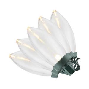 lot 139 image: Home Accents Holiday 100-Light LED Smooth C9 Warm White Spool Super Bright