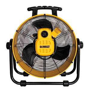 lot 147 image: DEWALT 20 in. 3-Speed Heavy-Duty Drum Fan with 6 ft. Power Cord, Yellow