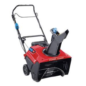 lot 148 image: Toro Power Clear 21 in. W 212 cc Single-Stage Electric Start Gas Snow Thrower