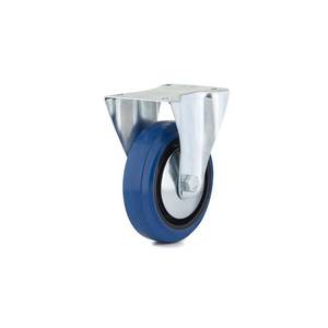 lot 295 image: Richelieu F08337 220 Lb. Maximum Weight Capacity Commercial Grade Fixed Mount Ca - Blue set of 4