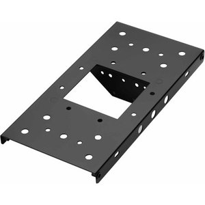lot 298 image: Architectural Mailboxes 7540B-10 Mailbox Adapter Plate, 4 x 4, Black