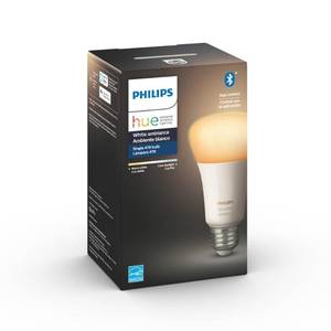 lot 163 image: Philips - Hue White Ambiance A19 Bluetooth Smart LED Bulb - Adjustable White Qty2