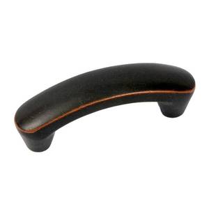 lot 169 image: Continental Home Hardware 2-in Center-to-Center Oil-Rubbed Bronze Selma Bar Cabinet Pull QTY--12