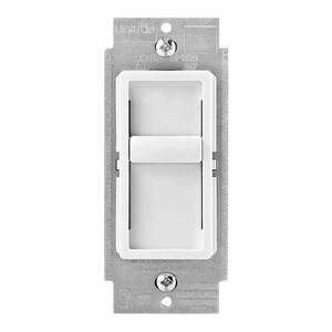 lot 175 image: Leviton 6672-3PW Decora SureSlide Full Range Dimmer, 15 Amp, 600 Watts 3 pack