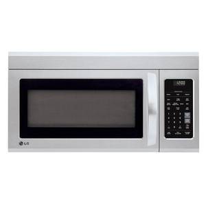 lot 176 image: LG - 1.8 Cu. Ft. Over-the-Range Microwave - Stainless steel