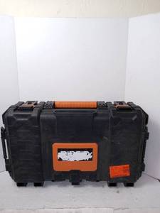 lot 181 image: Ridgid 22 Pro Organizer Tool Box, Black