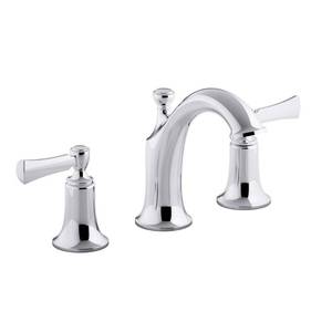 lot 182 image: KOHLER Elliston 8 in. Widespread 2-Handle Bathroom Faucet in Polished Chrome