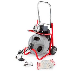 lot 200 image: Ridgid 52363 K-400 Drum Machine with C-32 IW