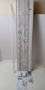 lot 215 image: Levolor Trimgo 2-in Cordless White Faux Wood Room Blind Trimmed To 31.5 X 72