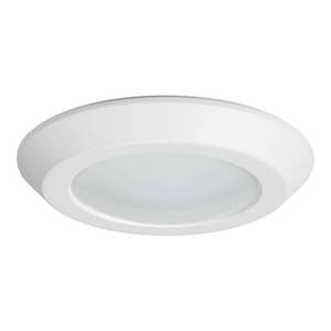 lot 227 image: Halo Surface Downlight - BLD Dimmable 6 in. at 3000K Integrated LED White Recessed Ceiling Mount Light Trim Soft White, 1.32H x 7.75W