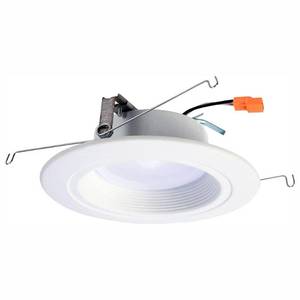 lot 255 image: Halo Recessed RL560WH6930 5-Inch6-Inch Recessed LED Retrofit Baffle and Trim Ring