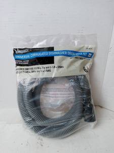 lot 268 image: Everbilt universal corrugated dishwasher drain hose kit