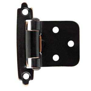 lot 273 image: Brainerd Mfg CoLiberty Hdw H0103BL-VBC-U1 Self-Closing Overlay Hinge, BronzeCopper, 10-Pk.