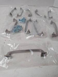 lot 279 image: Satin Nickel 4 Lombard pull QTY 10