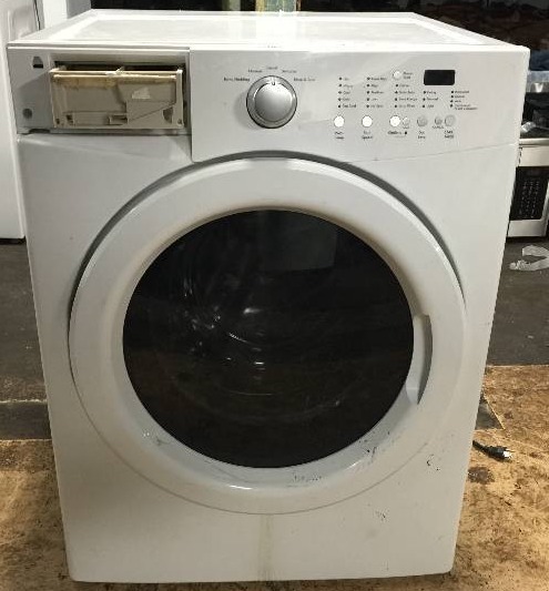 lot 427 image: WHITE FRONT LOADING CLOTHES WASHER