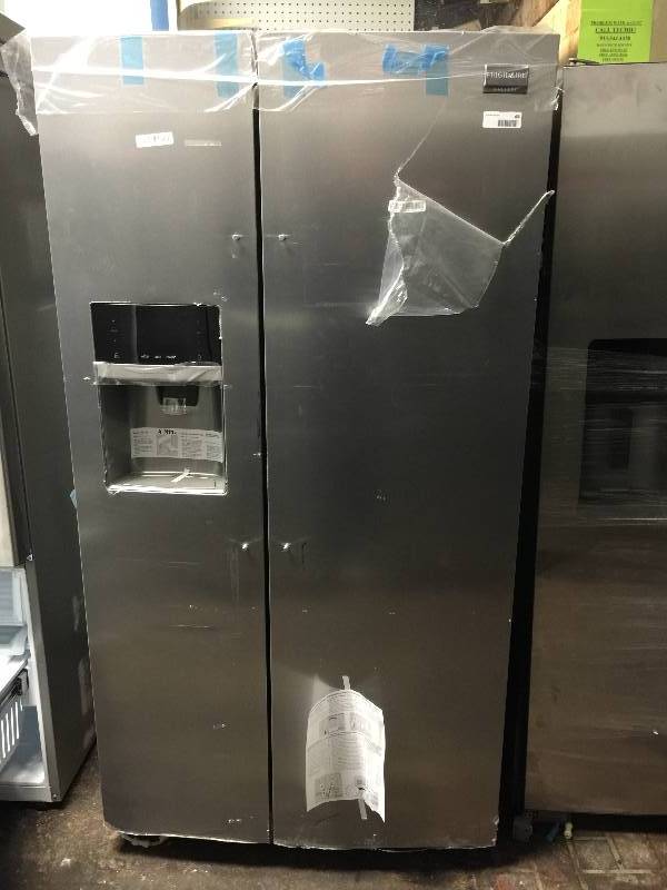 lot 401 image: Frigidaire Gallery 22.2 Cu. Ft. Counter-Depth Side-by-Side Refrigerator