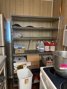 lot 3990 image: Shelving, Contents Not Included