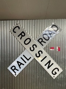lot 5984 image: Railroad Crossing Sign