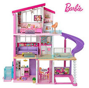 lot 18701 image: Barbie Dreamhouse Dollhouse with Wheelchair Accessible Elevator
