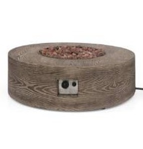lot 18706 image: Senoia Outdoor 37.5 Outdoor 50,000 BTU Round Fire Pit by Christopher Knight Home