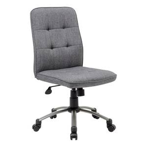 lot 18712 image: Boss Office & Home Donna Modern Mid-Back Armless Office Desk Chair