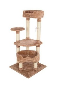 lot 18718 image: Plush Palace Cat Tower, 48- Retail$102.49