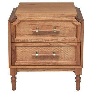 lot 18791 image: Hopper Studio Pagoda Light Blonde Nightstand with 2 Drawers