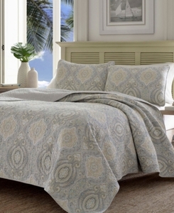 lot 18795 image: Tommy Bahama Turtle Cove Twin Quilt Sham Set