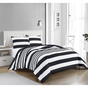 lot 18824 image: CASA Rugby 3-Piece Comforter Set Queen