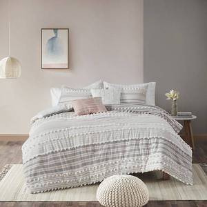 lot 18830 image: Urban Habitat Charlie Cotton Duvet Cover Set- Retail$183.49