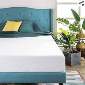 lot 18835 image: Twin- Priage by Zinus 8 inch Green Tea Gel Memory Foam Mattress