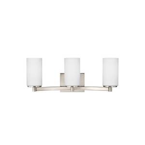 lot 18848 image: Sea Gull Lighting 4439103EN Hettinger 3 Light 20-12 Wide Led Bathroom Vanity Light