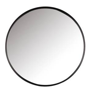 lot 18882 image: Mirrorize Canada 34 DIA Black Metal Framed Round Large Mirror