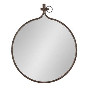 lot 18888 image: Kate and Laurel Yitro Round Wall Mirror- Retail$103.99