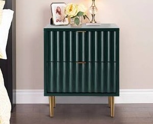 lot 18891 image: Fully-Assembly Side Table With Storage