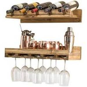 lot 18849 image: Del Hutson Designs Rustic Luxe Wine Set, 24