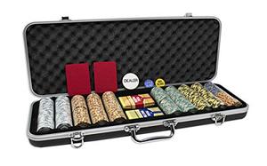lot 8494 image: DA VINCI Monte Carlo Poker Club Set of 500 14 Gram 3 Tone Chips