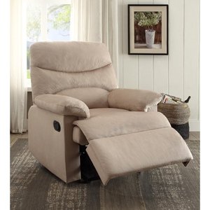 lot 8526 image: Oakwood Woven Fabric Recliner, Beige