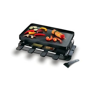 lot 8534 image: Classic 8-Person Black Raclette Grill